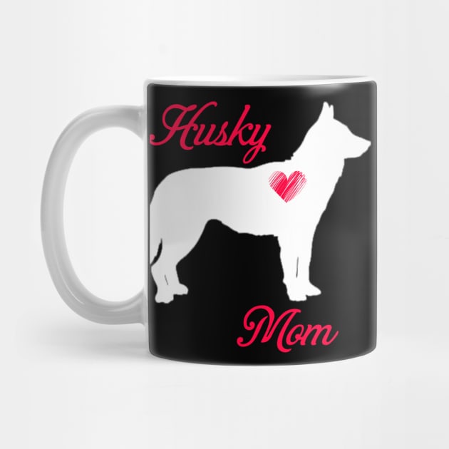 Husky mom   cute mother's day t shirt for dog lovers by jrgenbode